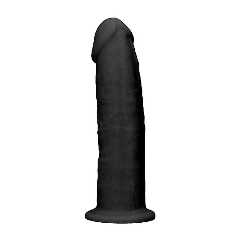 Zagięte silikonowe dildo mocna przyssawka 15 cm